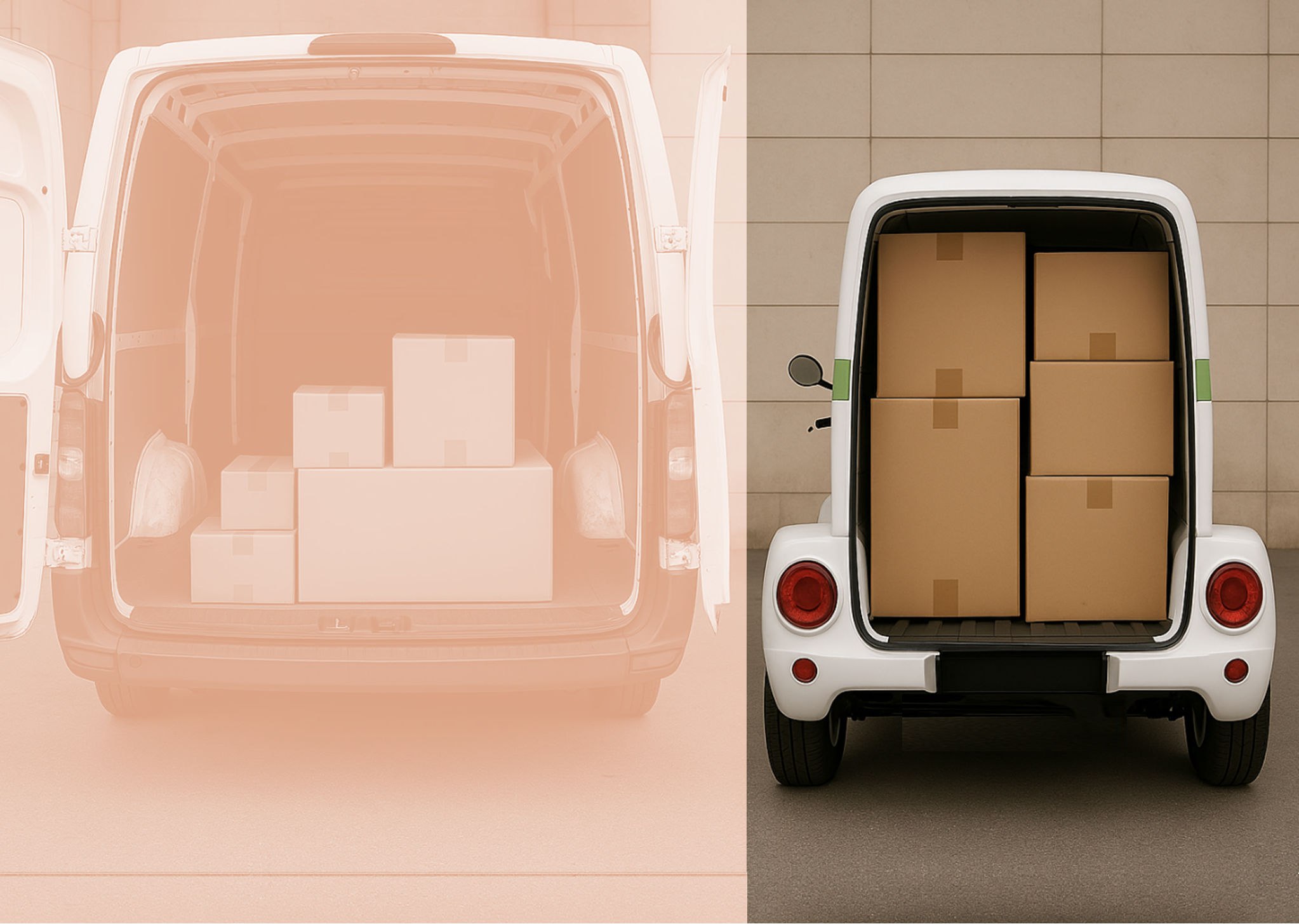 eMoTria minivan responds like a Van, parks and rides like a motorcycle