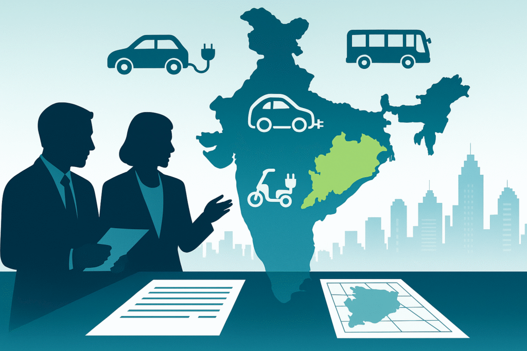 The Electric Vehicle Policy for Odisha was finalised and published under Deloitte India’s authorship with World Bank support, forming the basis for the State Government’s subsequent EV policy under the FAME initiative. The framework has since guided infrastructure planning, incentive design, and private-sector participation across multiple Indian states. LEVE Mobility’s collaboration with Deloitte India continues to advance strategic advisory in EV ecosystems, reinforcing its role as a trusted international partner in zero-emission mobility.