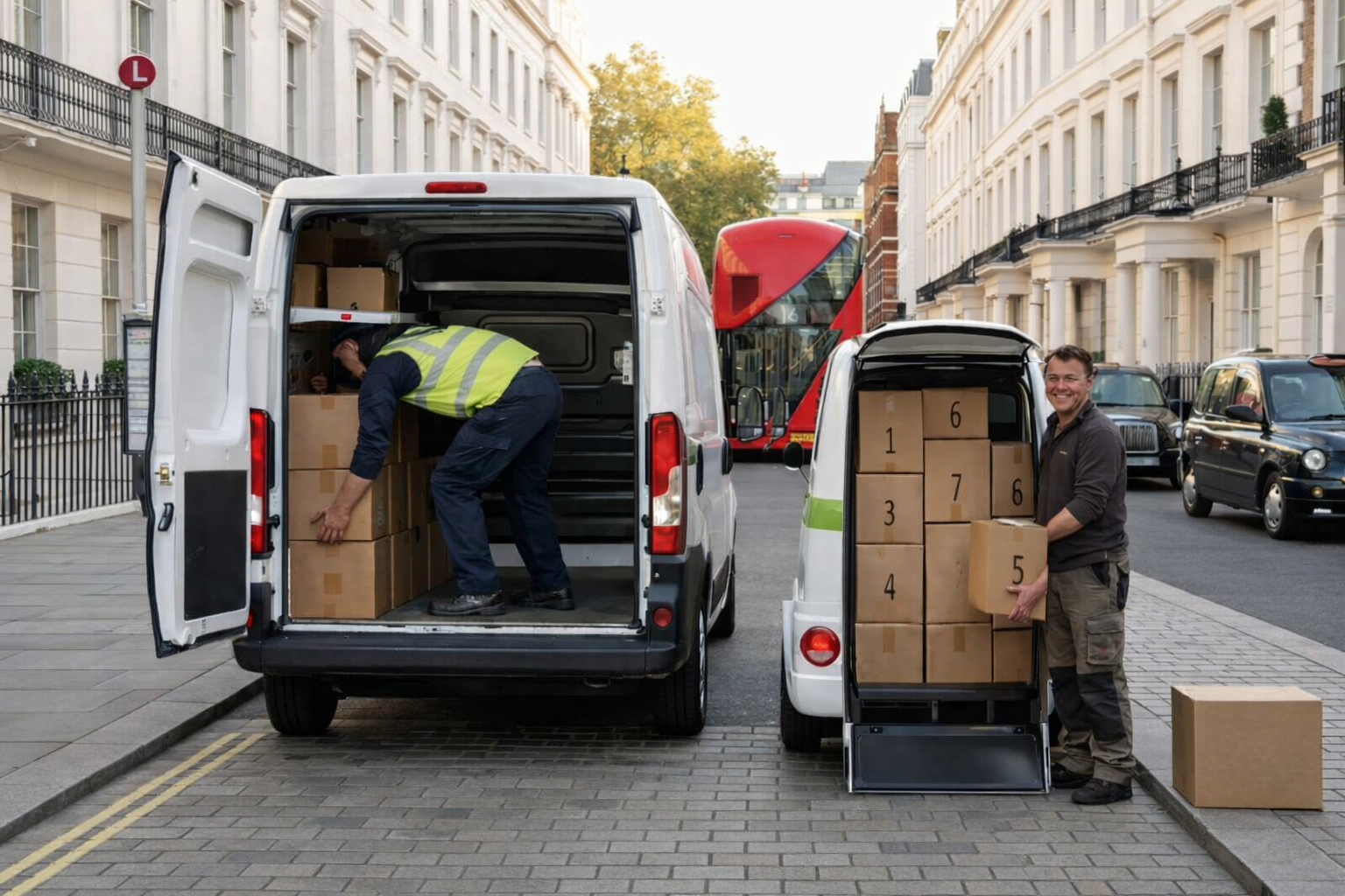 Narrow Van with similar capacity of larger van