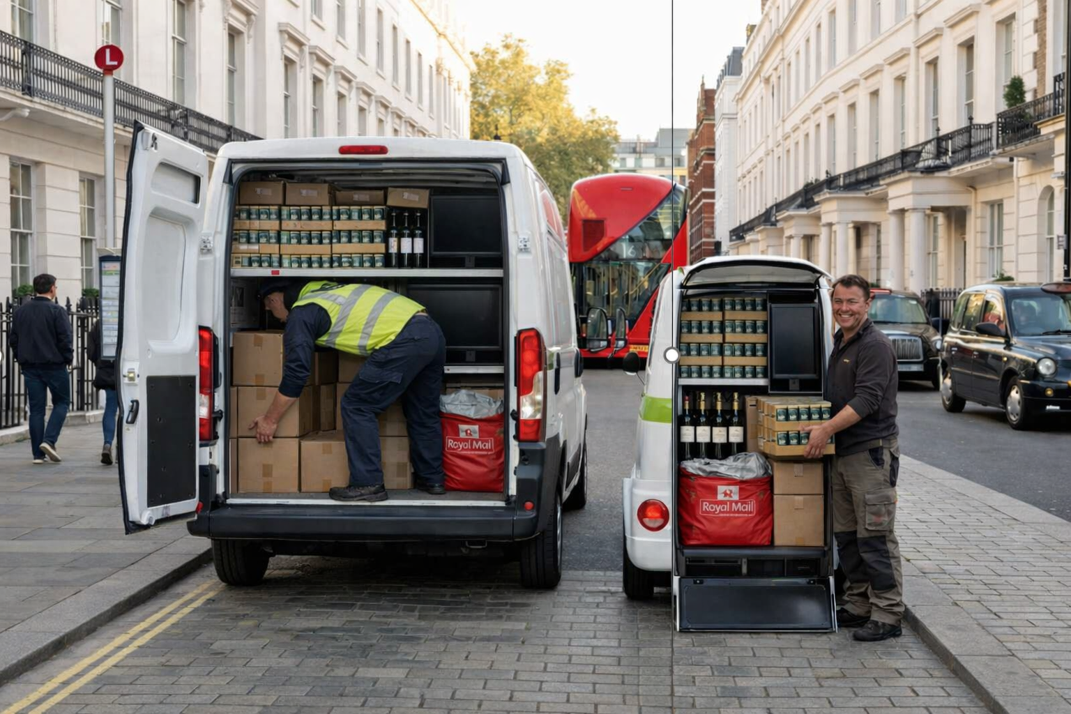 Narrow Van with similar capacity of larger van